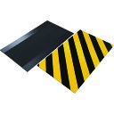 ■日東エルマテ NEWトラクッション マグネットタイプ 5mm×300mm×500mm 黄/黒 TRMG3005T(1602782)