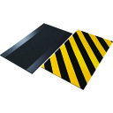 ■日東エルマテ NEWトラクッション マグネットタイプ 8mm×300mm×500mm 黄/黒 TRMG3008T(1602783)