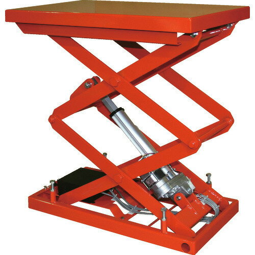 ■TRUSCO テーブルリフト100kg(電動Bねじ式100V)400×650mm HDLW1046R12(1605397)[法人限定][直送元]