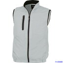 ■XEBEC 空調服ベストXE98010−22−M シルバーグレー XE9801022M(1609478)