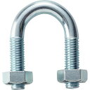 ■TRUSCO SGP用Uボルト 三価ユニクロ 呼び径15A ねじ径M10 TSGP2BTM1015A(1612474)