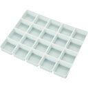■TRUSCO PPトレー 角 20マス 30X30 20枚入 PPTS30X30(1613376)