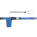 ■TRUSCO 巻取式 胴ベルト型墜落制止用器具 幅50mmX長さ1200mm ブルー GROT593AB(1615691)