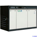 ■北越 スクリューコンプレッサ ドライヤ付 屋外仕様 55KW 60Hz SMS55ESD6E(1621672)[送料別途見積り][法人・事業所限定][外直送]