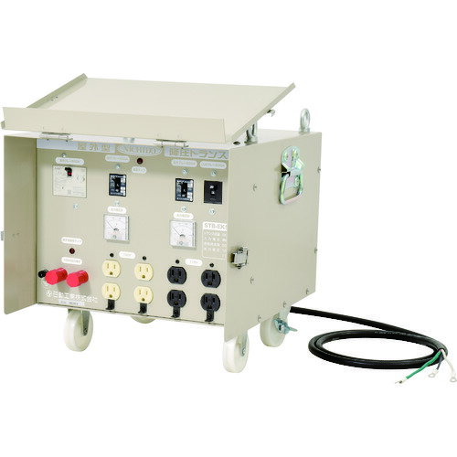 ■NICHIDO 屋外型降圧トランス 過負荷漏電保護兼用ブレーカー付 5KVA STBEK5KW(1622...