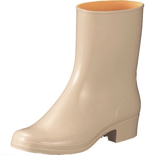 ■福山ゴム マロンブーツ P-C アイボリー 22.5 BB30200IV22.5(1623545)[送料別途お見積り][法人限定][掲外取寄]