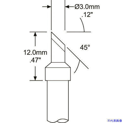 ■メトカル Metcal MFR−1160・SP−200シリーズ チップカートリッジ SSCJ73CT(1625739)[送料別途お見積り][法人限定][掲外取寄]