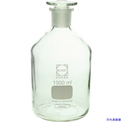 ■SIBATA 試薬びん DURAN 1000mL 10入 01703010001A(1659838)[送料別途お見積り][法...