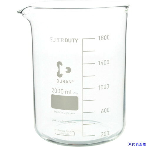 オレンジブック トラスコ中山　TRUSCOSIBATA スーパー肉厚ビーカー 2000mL 10入 〔品番:0100602000A〕[ 注番:1663081]特長●肉厚がどの部分でも一定です。●オートクレーブ使用可能です。●滅菌器にかけられます。●リトレイスコード（製造No.）が記載されています。●DIN/ISOに基づいた形状をしています。仕様●容量(ml)：2000●目盛間隔(ml)：200●外径(mm)：132●全高(mm)：185仕様2材質/仕上●ほうけい酸ガラスセット内容/付属品注意原産国（名称）ドイツJANコード4589988589623本体質量534gオレンジブック トラスコ中山　TRUSCOSIBATA スーパー肉厚ビーカー 2000mL 10入 〔品番:0100602000A〕[注番:1663081][本体質量：534g]《包装時基本サイズ：757×360×210》〔包装時質量：6kg〕分類》研究用品》理化学用品》ビーカー・計量カップ☆納期情報：メーカー取り寄品（弊社より発送）