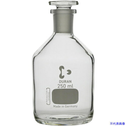 オレンジブック トラスコ中山　TRUSCOSIBATA 試薬びん DURAN 250mL 10入 〔品番:0170302501A〕[ 注番:1663094]特長●試薬等を保存するための細口タイプの透明びんです。●ガラス製のすり合わせ栓が付属しています。用途●試薬の保管に。仕様●容量(ml)：250●直径(mm)：70●高さ(mm)：133●容量(L)：0.25仕様2●栓：19/26材質/仕上●ほうけい酸ガラスセット内容/付属品注意●高さには栓を含みません。原産国（名称）ドイツJANコード4589988597437本体質量2.02kgオレンジブック トラスコ中山　TRUSCOSIBATA 試薬びん DURAN 250mL 10入 〔品番:0170302501A〕[注番:1663094][本体質量：2.02kg]《包装時基本サイズ：390×159×155》〔包装時質量：2kg〕分類》研究用品》ボトル・容器》ボトル☆納期情報：メーカー取り寄品（弊社より発送）