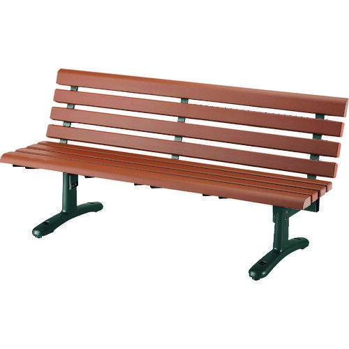 ■コンドル 屋内外用 ベンチ YB−89L−WN1800(背付) YB89LWN(1663927)[送料別途お見積り][法人限定][外直送]