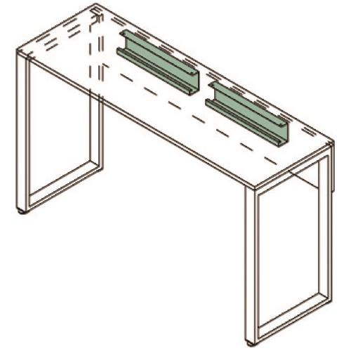 ■ITOKI ノットワーク片面タイプW1800用配線ダクト JWA18WST2(1668098)[送料別途お見積り][法人限定][外直送]