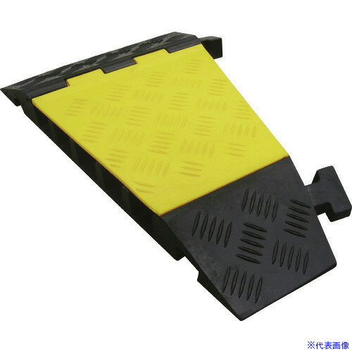 ■緑十字 ケーブルプロテクター 5系統タイプ/コーナー用 ケーブルガード5C(R) 310×500×55mm 286202(1670..