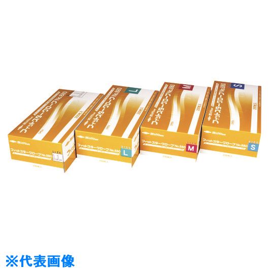■ミリオン フィットスターグローブ No.880 パウダーフリー L 200枚箱入 LH880L(1672844)×20[送料別途お..