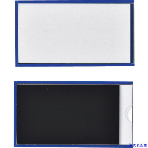 Other - ■緑十字 カードケース(裏マグネット付) 青 MP−2BL 50×90mm 10枚組 硬質タイプ 305123(1673336)
