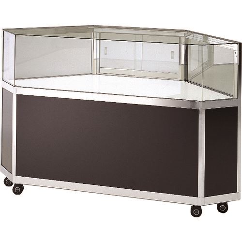 ■ハヤノ エクシード コーナー平ケースCK2 シルバー プッシュ錠付 CK245SP(1675875)...