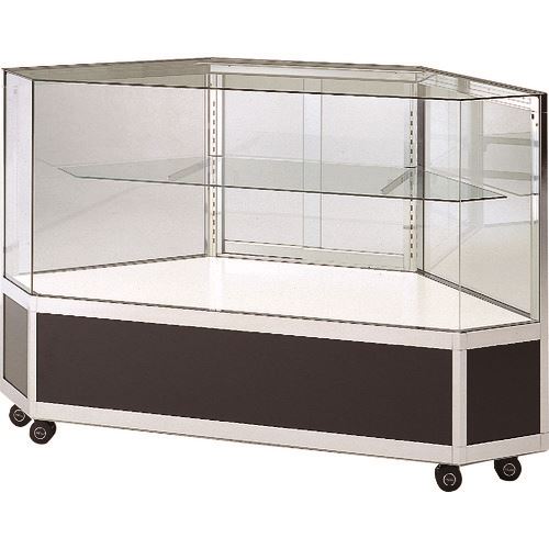 ■ハヤノ エクシード コーナー平ケースSK2 ブラック プッシュ錠付 SK260BP(1677466)[送料別途見積り][法人・事業所限定][外直送]