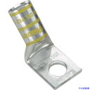 ■PANDUIT 銅製圧縮端子 1穴 撚り線電線サイズ AWG4 AWG3 単線電線サイズ AWG2 バレル角度 45度LCA4−56H−...