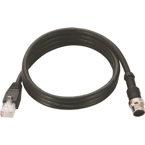 ■MOXA M12(8ピン)A−coded/RJ45 Cat5e UTPケーブル 1m CBLM12MM8PRJ45BK100IP67(1685468)[送料別途お見積り][法人限定][掲外取寄]