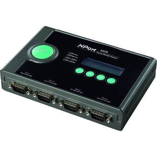 オレンジブック トラスコ中山　TRUSCOMOXA NPORT 5450 〔品番:NPORT5450〕[ 注番:1685496]特長●シリアルデバイスをインスタントにネットワークへ接続することができます。用途●シリアル・イーサーネット変換に。仕様●イーサネットインターフェース(ポート数)：4●ポート種類×ポート数：RS232C×4/RS422×4/RS485×4●動作温度範囲(℃)：0〜55仕様2●4ポート RS-232C/422/485 シリアルデバイス・サーバ●電源アダプタなし材質/仕上セット内容/付属品注意原産国（名称）台湾JANコード本体質量740gオレンジブック トラスコ中山　TRUSCOMOXA NPORT 5450 〔品番:NPORT5450〕[注番:1685496][本体質量：740g]《包装時基本サイズ：210×150×72》〔包装時質量：1690g〕分類》電子機器》電気・電子部品》通信機器☆納期情報：メーカー取り寄品（弊社より発送）