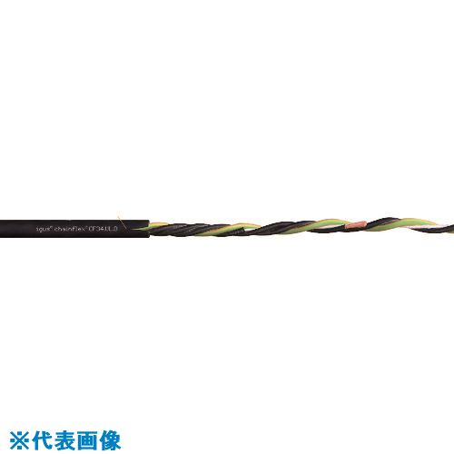 ■igus チェーンフレックス可動専用ケーブル 100m CF34.UL.15.04.D100M(1687238)[送料別途見積り][法人・事業所限定][外直送] 1