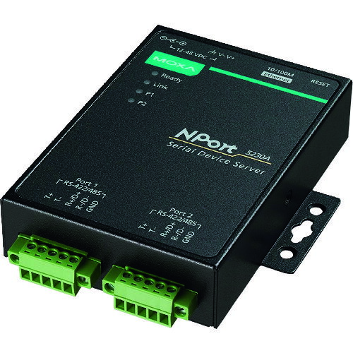 オレンジブック トラスコ中山　TRUSCOMOXA NPORT 5230A/JP 〔品番:NPORT5230AJP〕[ 注番:1688297]特長●シリアルデバイスをインスタントにネットワークへ接続することができます。用途●シリアル・イーサーネット変換に。仕様●電源アダプタ：○●イーサネットインターフェース(ポート数)：2●ポート種類×ポート数：RS232C×1、RS422/485×2●動作温度範囲(℃)：0〜60仕様2●2ポート RS-422/485 デバイスサーバ材質/仕上セット内容/付属品注意原産国（名称）台湾JANコード本体質量340gオレンジブック トラスコ中山　TRUSCOMOXA NPORT 5230A/JP 〔品番:NPORT5230AJP〕[注番:1688297][本体質量：340g]《包装時基本サイズ：210×150×72》〔包装時質量：410g〕分類》電子機器》電気・電子部品》通信機器☆納期情報：メーカー取り寄品（弊社より発送）