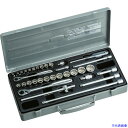 ■TONE ミックスソケットレンチセット 差込角6.35mm/9.5mm 230MX(1696378)