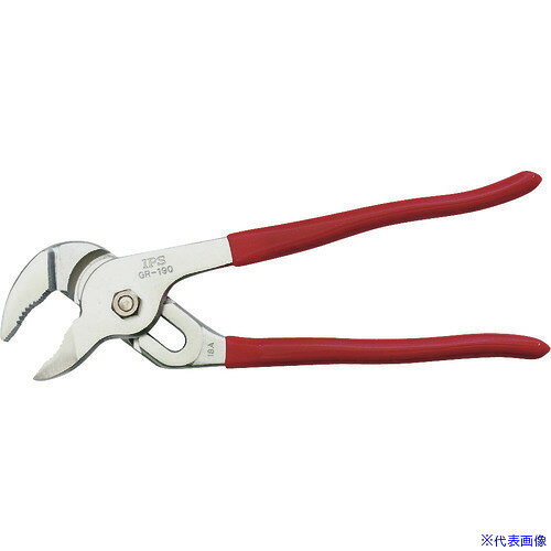 オレンジブック トラスコ中山　TRUSCOIPS 溝付ウォータポンプ190mm 〔品番:GR190〕[ 注番:1770565]特長●溝付きで強力パワーを発揮、軽い力でガッチリ掴みます。●ガッチリ掴んで離さない、ウォーターポンプの強力型です。●女性にも扱いやすいコンパクトボディです。用途●水道の水漏れ修理に。●自動車・各種機械整備に。●配管作業・電設作業に。仕様●全長(mm)：195●先端厚さ(mm)：8●最大口開き(mm)：33●調整(段階)：5●ジョイント構造（枚数）：2●落下防止用ひも取付穴：無仕様2材質/仕上●本体：高炭素鋼●グリップ：ポリ塩化ビニール(PVC)セット内容/付属品注意原産国（名称）日本JANコード4953880181108本体質量200gオレンジブック トラスコ中山　TRUSCOIPS 溝付ウォータポンプ190mm 〔品番:GR190〕[注番:1770565][本体質量：200g]《包装時基本サイズ：233×75×17》〔包装時質量：200g〕分類》手作業工具》水道・空調配管用工具》ウォーターポンププライヤー☆納期情報：仕入れ先通常在庫品 (欠品の場合有り)