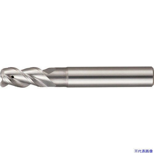 ■GUHRING アルミ用3枚刃エンドミル コーナーR レギュラ 6mm 33676.000(1807868)[送料別途お見積り][法..