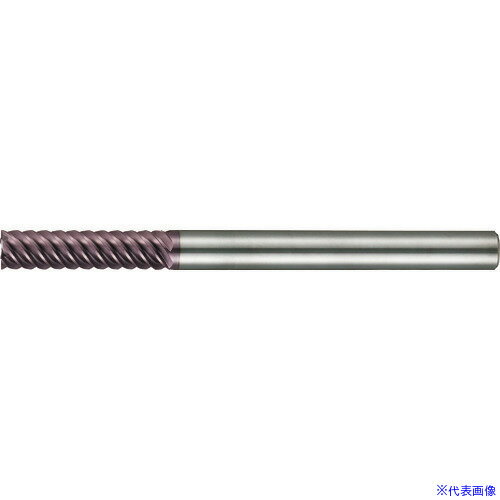 ■GUHRING 高硬度用多刃エンドミル ロングFIREコート 6mm 37166.000(1817174)[送料別途お見積り][法人限..