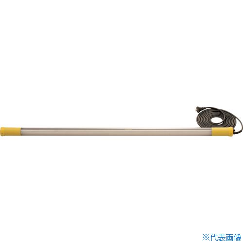オレンジブック トラスコ中山　TRUSCOsaga LEDライト連結末端用 〔品番:SLLED40ME〕[ 注番:1827264]特長●φ50の1.7ミリ厚ポリカ外筒のライトです。●仮設用照明器具で連結ライトの端末仕様でメスコードがありません。●直管LEDを光源として使用しており蛍光灯器具の約1.5倍の明るさを発揮します。●ライト本体コード側にスイッチが付いています。●コード先端は防雨プラグになっています。●保護等級はIP:66ですので、器具に水がかるところでもご使用になれます。用途●連結ライトの端末用ライトです。仕様●明るさ(lm)：2630●コード長さ(m)：5●電源(V)：AC100●消費電力(W)：16●全長(mm)：1302●本体寸法(mm)幅：φ53●明るさ：2630ルーメン●幅×奥行×高さ(mm)：φ53×1302●奥行(mm)：連結用端末●全光束（lm):2630●光源色：色温度5000K●演色性：Ra80●幅(mm)：φ53●付属品：H-50×2仕様2●保護等級：IP66●FAタイプの端末用ライト●二重絶縁構造材質/仕上●外筒：ポリカーボネート●電源コード：ビニール・銅セット内容/付属品●固定ホルダー（H-50×2個）注意●本製品は防水構造ではありませんので水没させないでください。●本製品は屋内用の器具です。●本製品を投げたり落としたりしないでください。●強い衝撃を与えるとLED管が破損する恐れがあります。●外筒をガソリン・シンナーなどの揮発性の溶剤で拭かないでください。原産国（名称）日本JANコード4571169245299本体質量1.65kgオレンジブック トラスコ中山　TRUSCOsaga LEDライト連結末端用 〔品番:SLLED40ME〕[注番:1827264][本体質量：1.65kg]《包装時基本サイズ：1600×100×100》〔包装時質量：2kg〕分類》工事・照明用品》作業灯・照明用品》連結式ライト☆納期情報：仕入れ先通常在庫品 (欠品の場合有り)