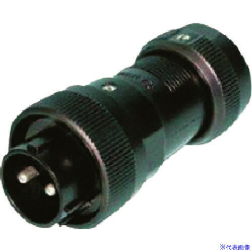 ■SANWA 防水コネクタ SNW-16シリーズ 2極 PCM8 SNW1602PCM8(1829820)×10[送料別途お見積り][法人限定][掲外取寄](2)