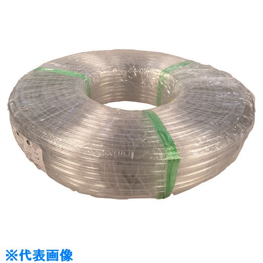 ■ミリオン 耐熱ビニル絶縁チューブ T-105 (600V 105℃) 透明 100m PYM660A(1831030)[送料別途お見積り][法人限定][掲外取寄]