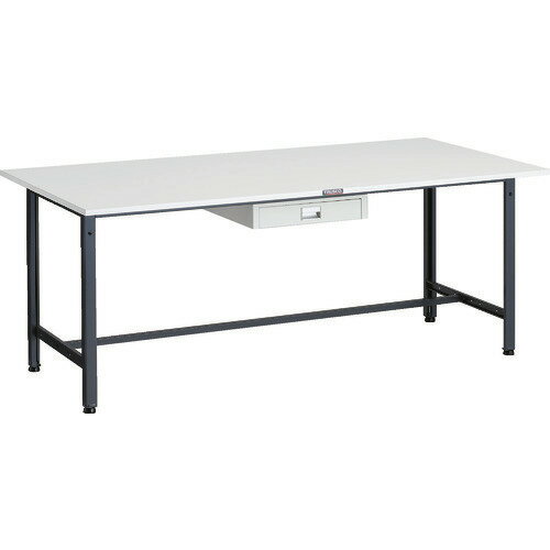 樂天商城 - ■TRUSCO 軽荷重作業台(300kg)AE型 1800X900XH740 薄型1段引出し付 ダークグレー色 AE1809UDC1DG(1833819)[法人限定][直送元]