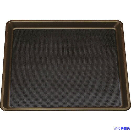 ■TKG マイン PP正角盆 ブラウン(ノンスリップ) M44-352 ESY2201(1867491)[送料別途見積り][法人・事業所限定][掲外取寄]