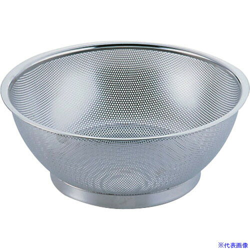 ■TKG UK18−8パンチング水切りざる 27cm AMZ05027(1870427)[送料別途お見積り][法人限定][掲外取寄]