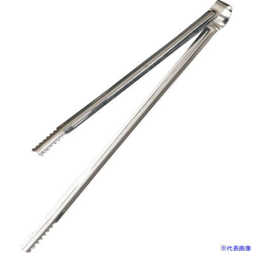 ■TKG デンサン 18-0炭バサミ(薄口0.8mm) 365mm BSM02365(1873675)[送料別途見積り][法人・事業所限定][掲外取寄]