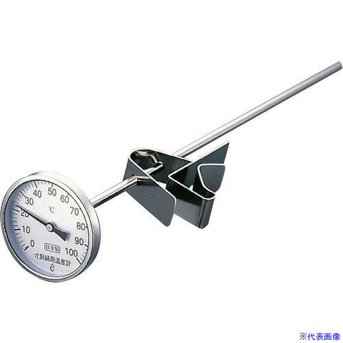 ■TKG 片力商事 スライドホルダー付 寸胴鍋用温度計 PY−250 250型 BOVK801(1876843)[送料別途お見積り][法人限定][掲外取寄]