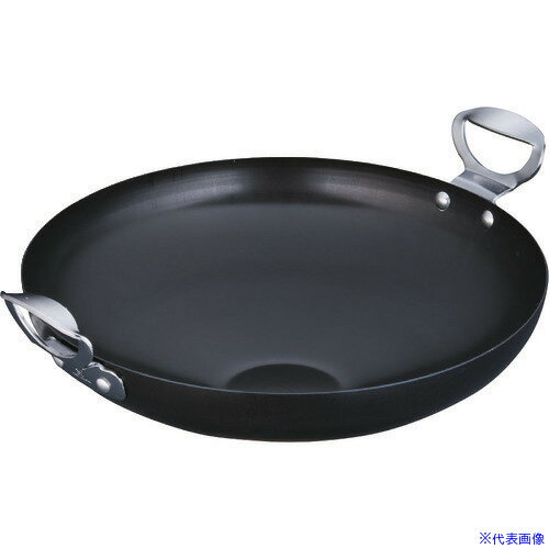 ■TKG KO鉄 中華鍋 33cm ATY05033(1879886)[送料別途見積り][法人・事業所限定][掲外取寄]