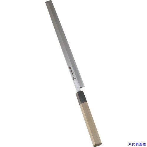 オレンジブック トラスコ中山　TRUSCOTKG 堺孝行 シェフ和庖丁 銀三鋼 蛸引 27cm 〔品番:ASE03024〕[ 注番:1879953]特長●※庖丁の表示サイズは、マチ付庖丁は刃先からマチまで、 マチなし庖丁は刃渡り寸法となっております。● 堺 孝行 シェフ和包丁 銀三鋼従来の和庖丁と同じ製法で素材を錆びに強い特殊鋼に替えた、全く新しい感覚の和庖丁です。仕様●全長(mm)：420仕様2●サイズ(cm)：27●重量(g)：140●背厚(mm)：3.0材質/仕上セット内容/付属品注意原産国（名称）日本JANコード4582226371431本体質量210gオレンジブック トラスコ中山　TRUSCOTKG 堺孝行 シェフ和庖丁 銀三鋼 蛸引 27cm 〔品番:ASE03024〕[注番:1879953][本体質量：210g]《包装時基本サイズ：50×440×25》〔包装時質量：500g〕分類》研究用品》厨房用品》調理器具☆納期情報：メーカー取り寄品（弊社より発送）