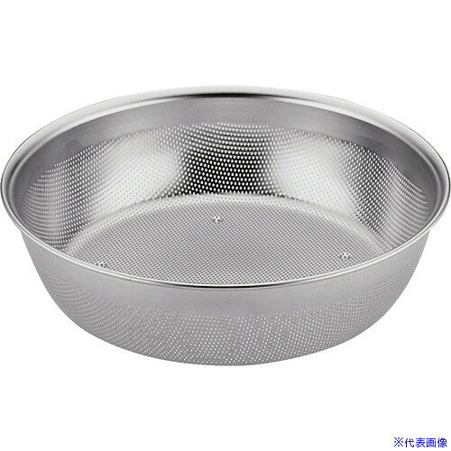 ■TKG 18−8 HACCP浅型パンチボール 18cm ABCC902(1885625)[送料別途お見積り][法人限定][掲外取寄]