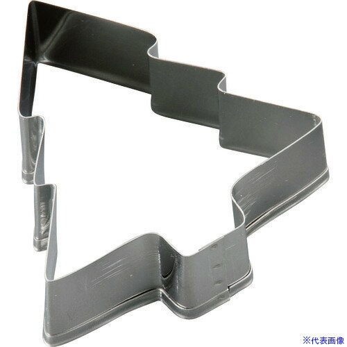 ■TKG 田中糧機 18-8 クッキー抜型 ツリー 中 WKTT501(1918990)[送料別途見積り][法人・事業所限定][掲外取寄]