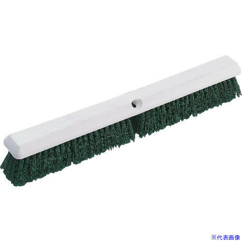 ■TKG トラスト フロアーカラーブラシ 61cm 6696 グリーン KTLC804(1928258)[送料別途お見積り][法人限..