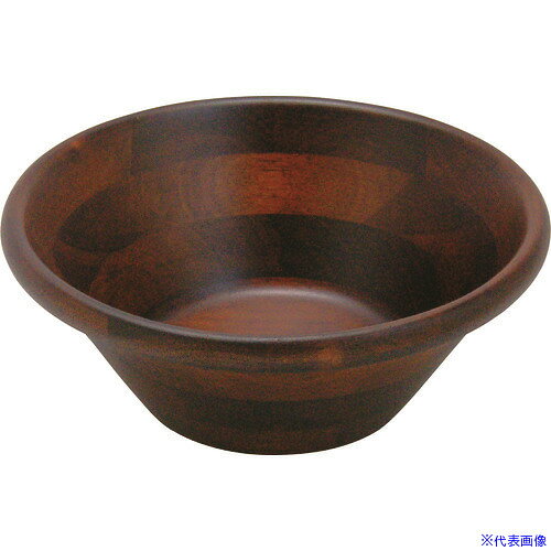 ■TKG ヤマコー 天然木サラダボウル こげ茶 21cm PSLL904(1928376)[送料別途お見積...