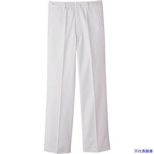 ■TKG サンペックスイスト 男性用パンツ KC−431(ホワイト) 100cm SPV2510(1928532)[送料別途お見積り][法人限定][掲外取寄]