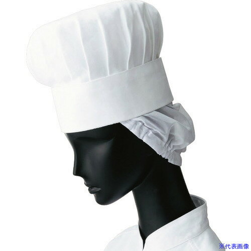 ■TKG サンペックスイスト コック帽メッシュ付 BKC-16 L (ホワイト) SBU4103(1930118)[送料別途見積り][..