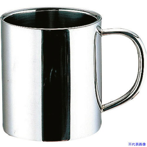 ■TKG ヤクセル 18-8ダブルマグ(二重構造) 10オンス PMG10010(1930369)[送料別途見積り][法人・事業所限定][掲外取寄]