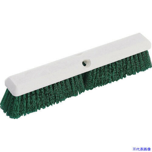 ■TKG トラスト フロアーカラーブラシ 45cm 6695 グリーン KTLC704(1934560)[送料別途お見積り][法人限..