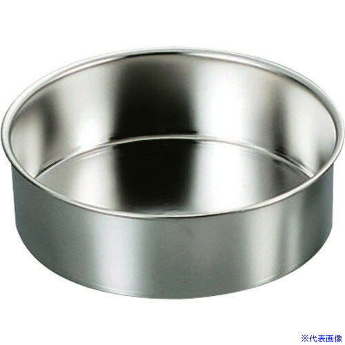 ■TKG SA18-8総絞りチーズケーキ用デコ共底 浅型 15cm WDK01015(1934797)[送料別途見積り][法人・事業所..