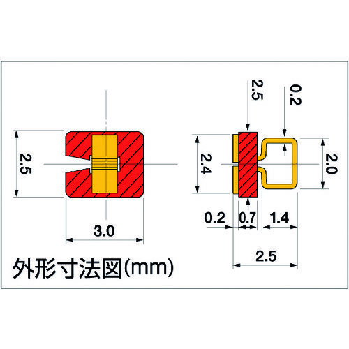 ■サンハヤト 表面実装型カラーチェック端子 SHK5GMURASAKI(1935092)[送料別途お見積り][法人限定][掲外..
